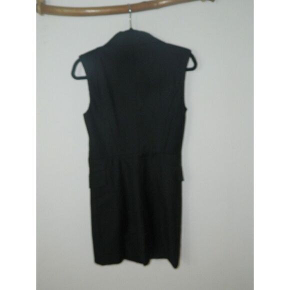 Blessed Are The Meek Blazer Dress Size 6 BLACK Double Breasted Sleeveless - Picture 2 of 16